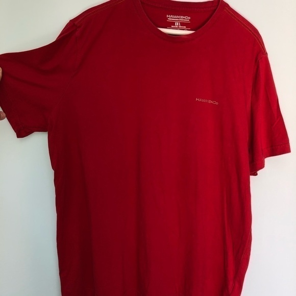 Hawke & Co size XXL red short sleeve shirt - Picture 10 of 11